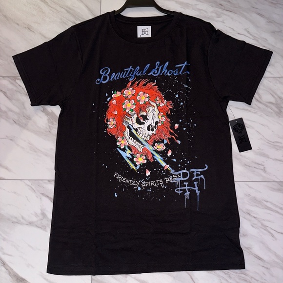 Men’s Medium Ed Hardy Black T-Shirt - Picture 1 of 4